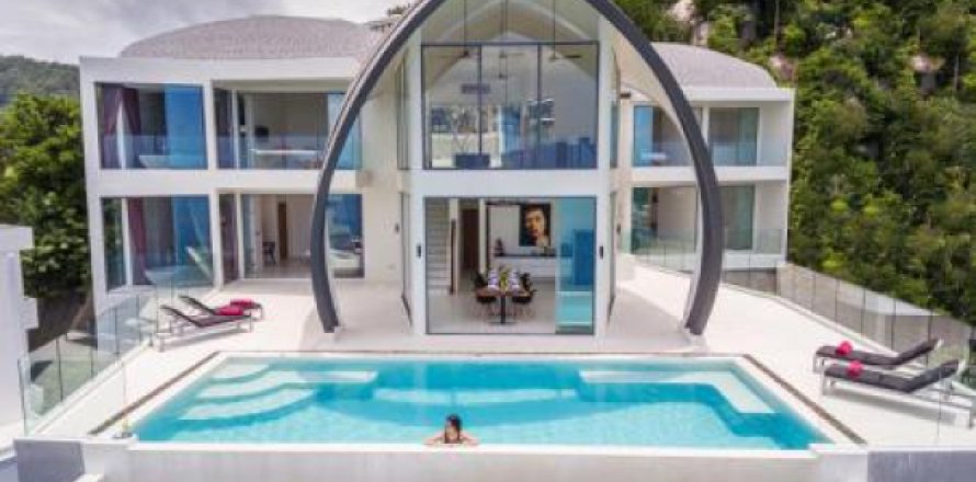 Villa on Chaweng Beach, Ko Samui, Thailand 6 bedrooms № 193548
