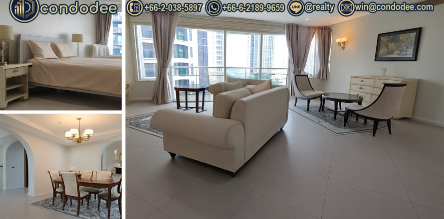 Condo à Khlong Toei, Bangkok, Thaïlande, 4 chambres № 201236