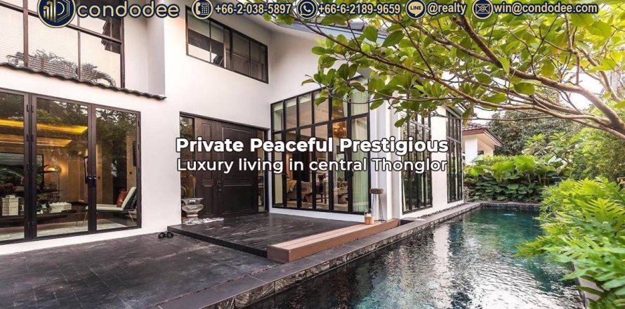 Maison à Watthana, Bangkok, Thaïlande 4 chambres № 201235