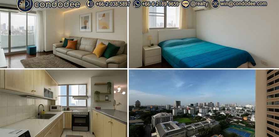 Condo à Watthana, Bangkok, Thaïlande, 2 chambres № 201238
