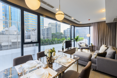 Condo à Watthana, Bangkok, Thaïlande, 2 chambres  № 163304 - photo 6