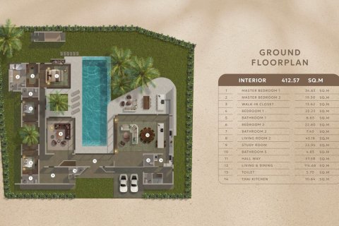 Villa in Bang Tao, Thailand 5 bedrooms № 74479 - photo 14