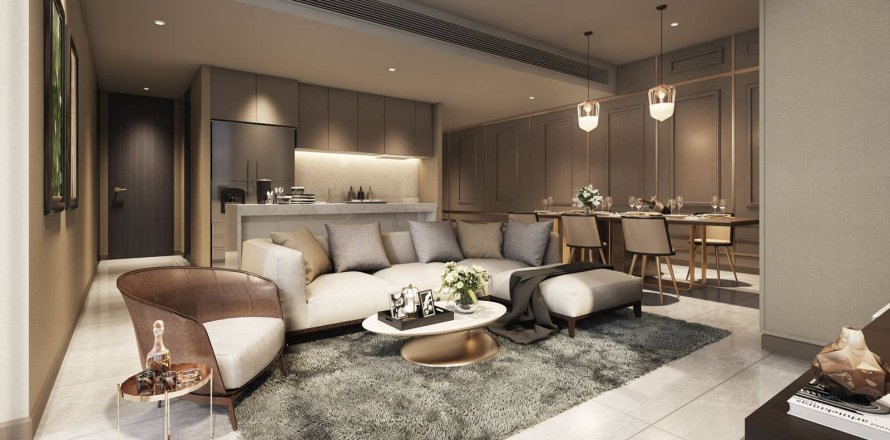 Condo à Bangkok, Thaïlande, 2 chambres  № 166977