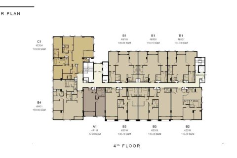 Condo à Bangkok, Thaïlande, 2 chambres  № 166976 - photo 5