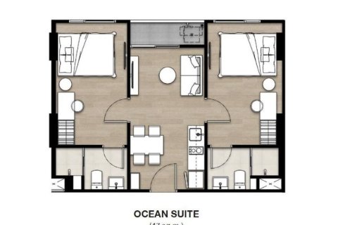 Condo in Kathu, Thailand, 2 bedrooms № 173550