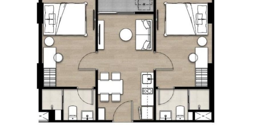 Condo in Kathu, Thailand, 2 bedrooms № 173550