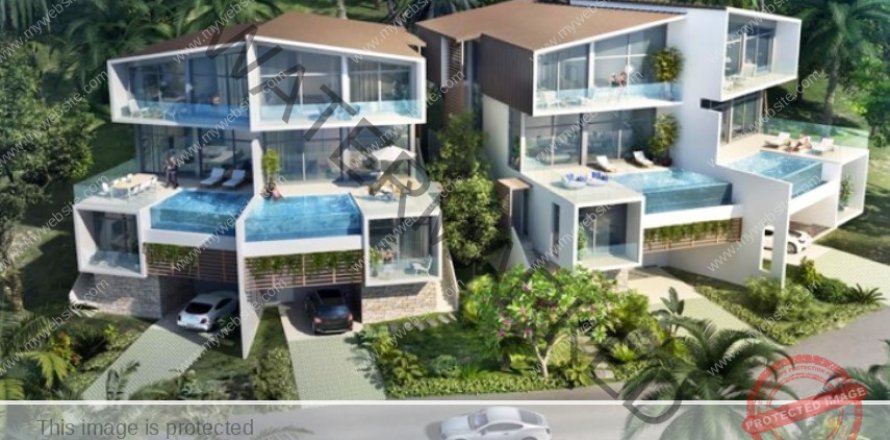 Villa in Ko Samui, Thailand 4 Schlafzimmer № 222275