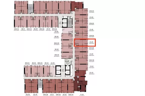 Studio in the Condo in Khlong Toei, Bangkok, Thailand  № 145592 - photo 1