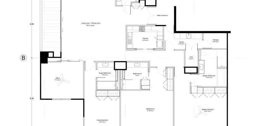 Condo in Bangkok, Thailand, 4 bedrooms  № 149689