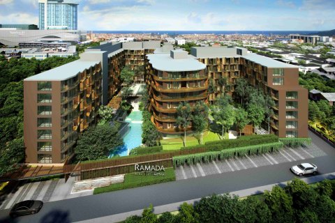 Condo à Pattaya, Thaïlande, 1 chambre № 184128
