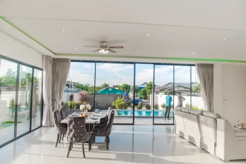 Вилла в Паттайе, Таиланд с 4 спальнями  № 173416 - фото 6