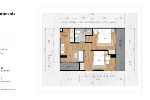 Condo à Karon, Thaïlande, 2 chambres № 165768 - photo 17