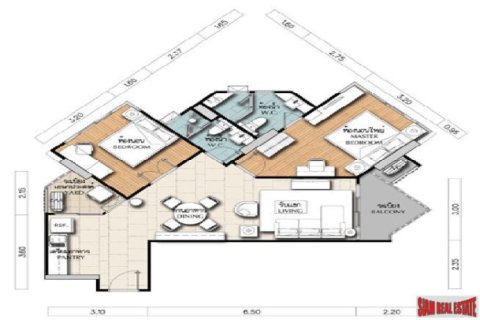 Apartment in Huai Khwang, Bangkok, Thailand 2 bedrooms № 193742 - photo 4
