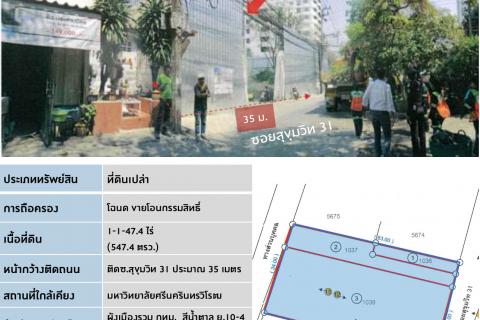 Земельный участок в Дин Даенге, Бангкок, Таиланд 2189м2  № 139462 - фото 3