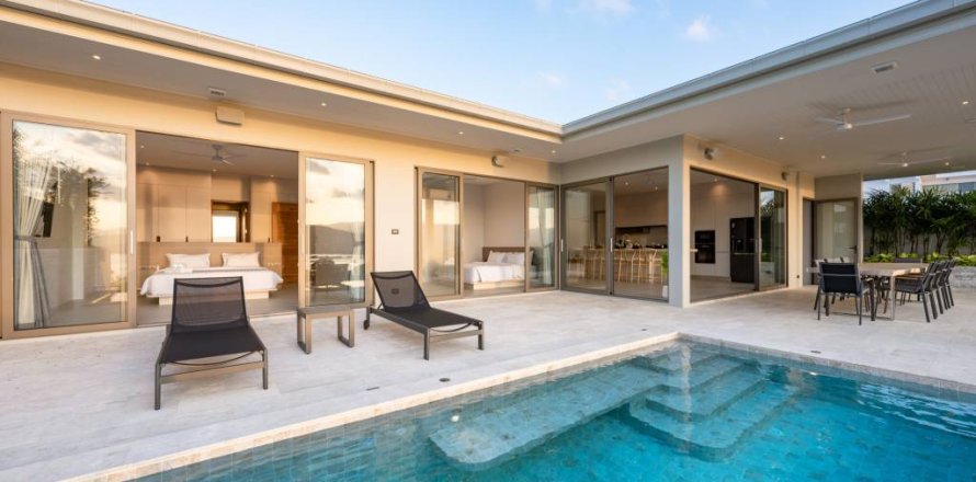 Вилла в Самуи, Таиланд с 4 спальнями  № 158774