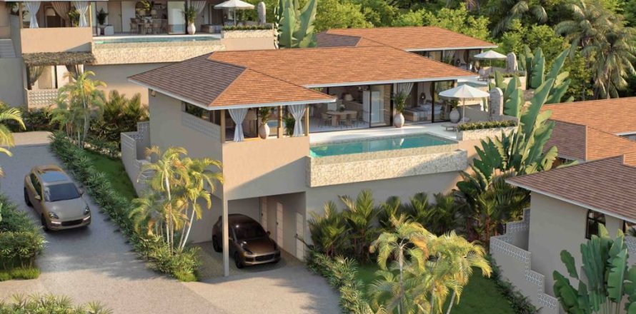 Вилла в Самуи, Таиланд с 2 спальнями  № 158769