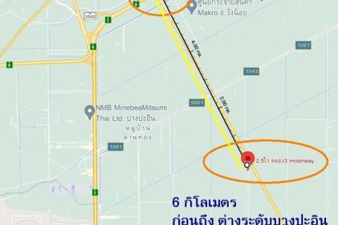 Land in Khlong Luang, Thailand 4048 sq.m. № 163204 - photo 8