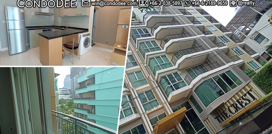 Condo à Khlong Toei, Bangkok, Thaïlande, 1 chambre № 200836