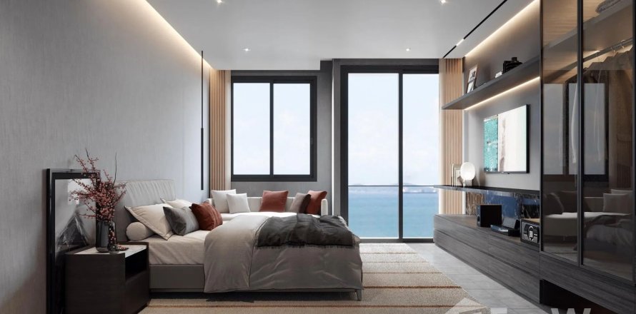 Studio dans le Condo à Pattaya, Thaïlande  № 163444