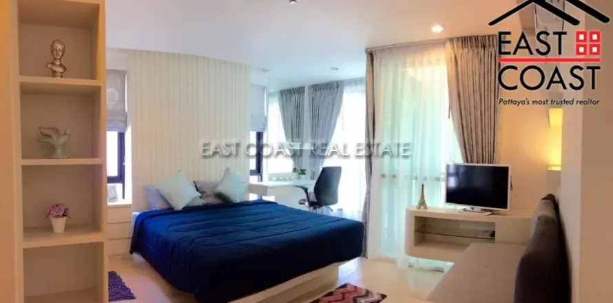 Estudio en el condominio en Pattaya, Tailandia № 212863