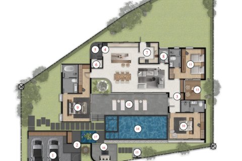 Villa à Rawai, Thaïlande 3 chambres № 165242 - photo 18