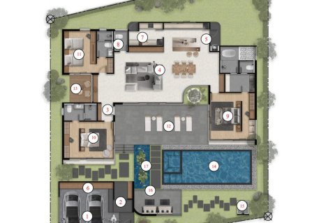 Villa à Rawai, Thaïlande 3 chambres № 165241 - photo 15