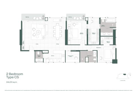 Condo à Pathum Wan, Bangkok, Thaïlande, 2 chambres № 178903 - photo 2