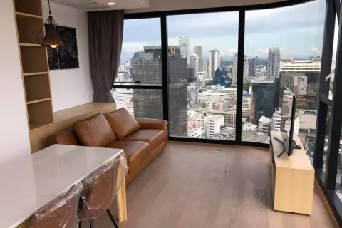 Condo à Bang Rak, Bangkok, Thaïlande, 2 chambres  № 139883 - photo 1