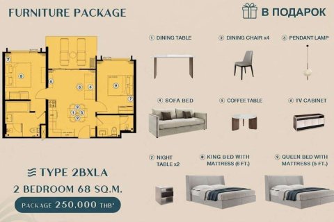 Condo in Phuket, Thailand, 2 bedrooms № 164187 - photo 15