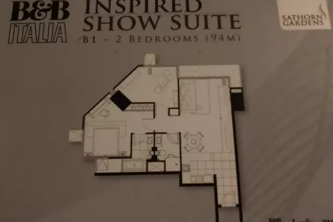 Condo in Sathon, Bangkok, Thailand, 2 bedrooms  № 139601 - photo 22