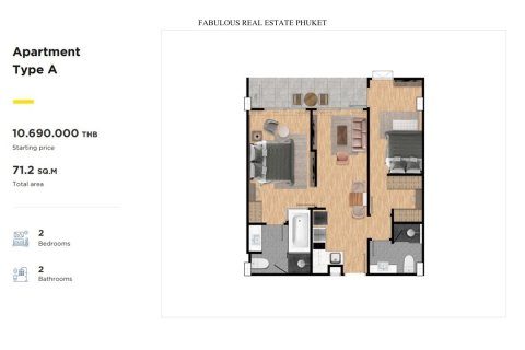 Condo à Rawai, Thaïlande, 1 chambre № 179722 - photo 6