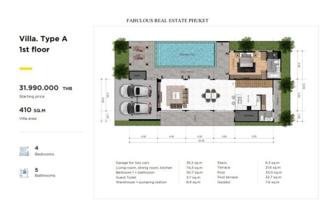 Villa in Rawai, Thailand 4 bedrooms № 179723 - photo 6