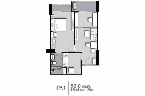 Studio dans le Condo à Bang Rak, Bangkok, Thaïlande  № 170797 - photo 7