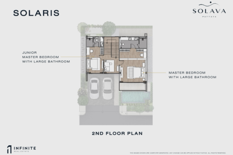 Вилла в Паттайе, Таиланд с 3 спальнями  № 169868 - фото 26