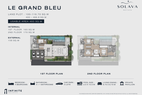 Villa à Pattaya, Thaïlande 4 chambres № 169870 - photo 22