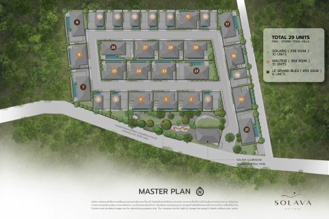 Вилла в Паттайе, Таиланд с 4 спальнями № 169869 - фото 24