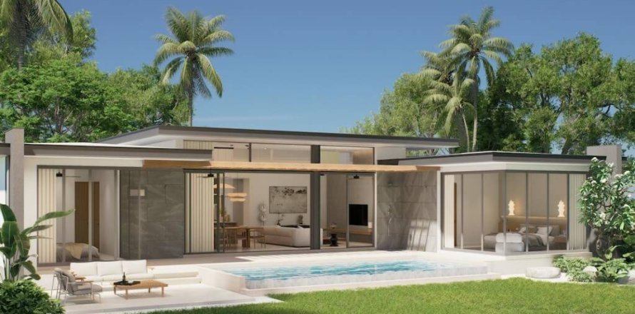 Вилла в Самуи, Таиланд с 4 спальнями  № 162727