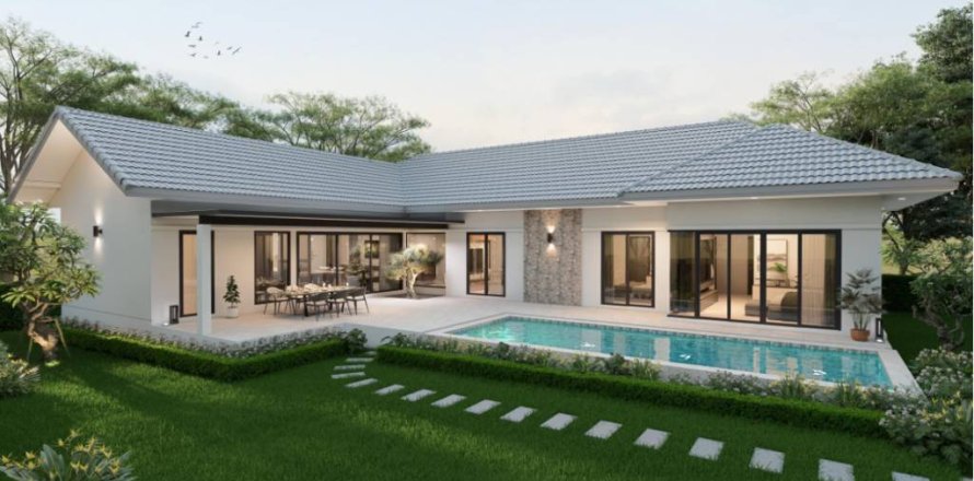 Вилла в Хуа Хине, Таиланд с 3 спальнями № 152598