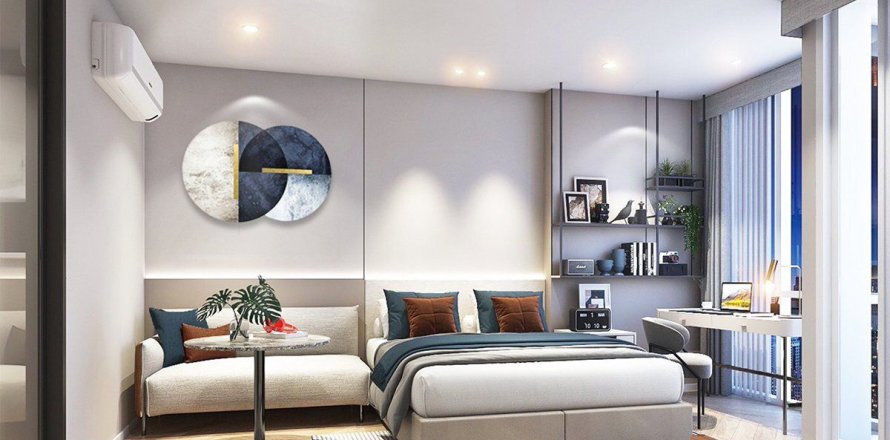 Studio dans le Condo à Watthana, Bangkok, Thaïlande  № 154142