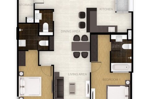 Condo à Watthana, Bangkok, Thaïlande, 3 chambres № 200561 - photo 8