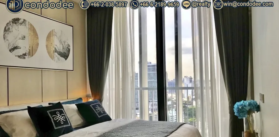 Condo à Watthana, Bangkok, Thaïlande, 2 chambres № 200655