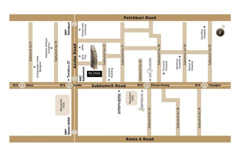 Студия в кондо в Ваттхане, Бангкок, Таиланд № 147756 - фото 14