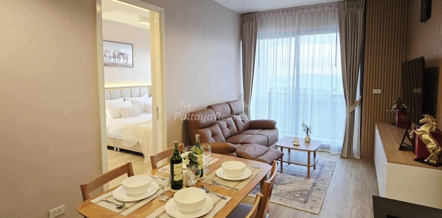 Condo à Bang Lamung, Thaïlande, 2 chambres № 154504