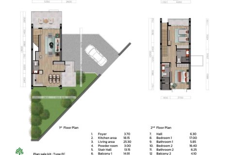 Duplex in Bang Tao, Thailand 2 bedrooms № 166700 - photo 12