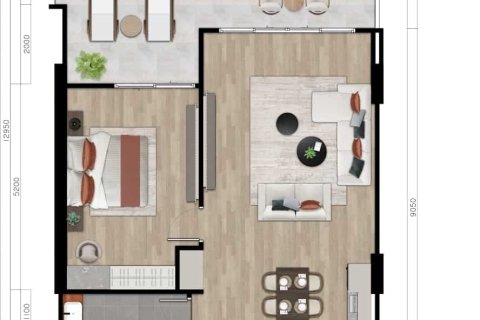 Condo à Bang Tao, Thaïlande, 1 chambre  № 166706 - photo 11