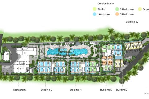 Condo in Bang Tao, Thailand, 2 bedrooms  № 166704 - photo 13