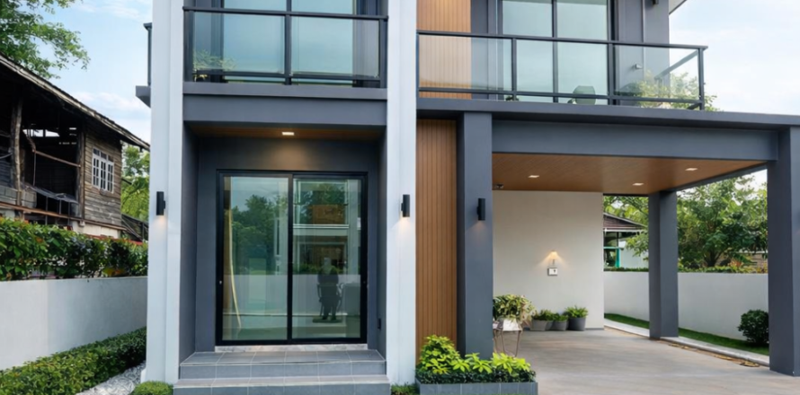 Вилла в Чиангмае, Таиланд с 4 спальнями  № 170462