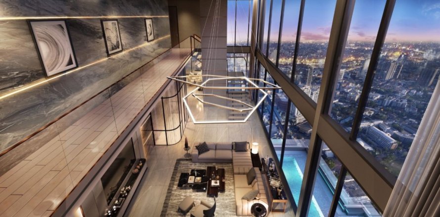 Condo à Bangkok, Thaïlande, 4 chambres  № 180890