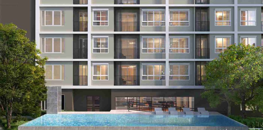 Condo à Bangkok, Thaïlande, 1 chambre  № 208826
