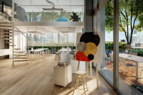 Studio in the Condo in Huai Khwang, Bangkok, Thailand  № 148099 - photo 4